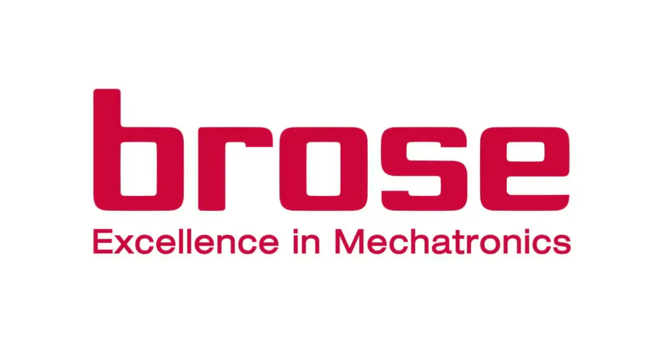 Red logo of Brose with the tagline 'Excellence in Mechatronics' below it.